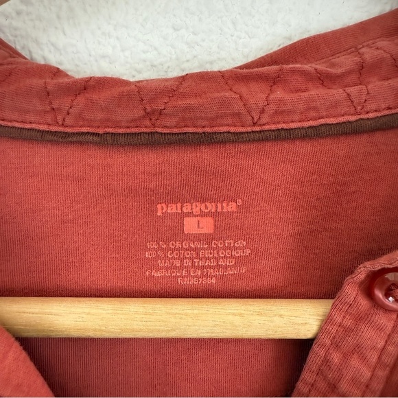 Patagonia Women’s 100% Simply Organic Cotton Polo Shirt Top Large - Picture 4 of 8